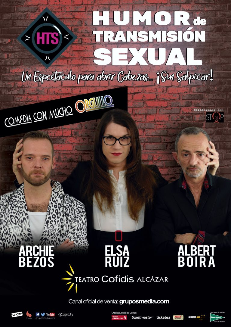 «HTS», Espectáculo de comedia con Elsa Ruiz, Albert Boira y Archie Bezos (Estreno 4 de julio de 2019 en Teatro Cofidis Alcázar de Madrid)