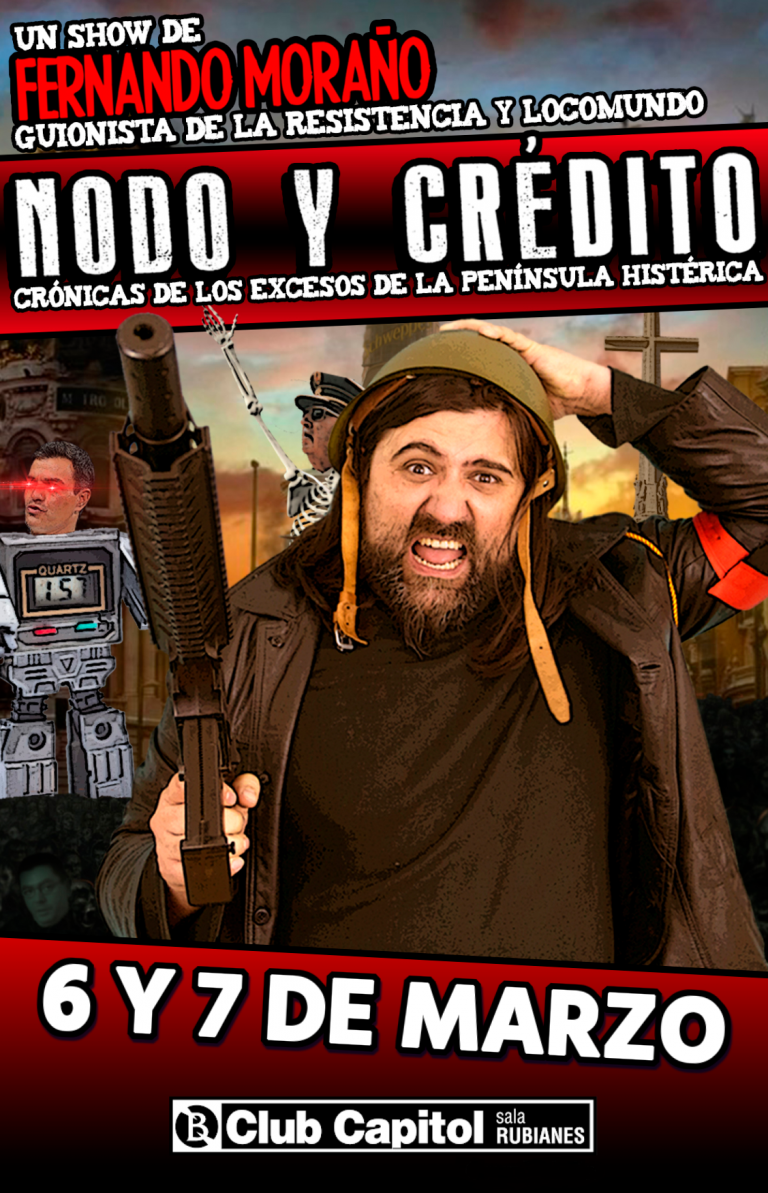 “No-Do y Crédito”, monólogo de Fernando Moraño (Cierre del Teatro Club Capitol de Barcelona en 2020)