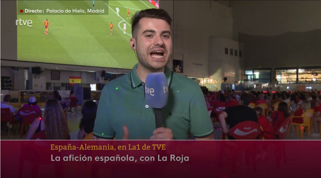 Imagen de la campaña de Eurocopa 2024 en Palacio de Hielo